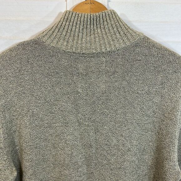 American Eagle Sweater Small Gray 1/4 Zip Pullover NWOT - Picture 7 of 11